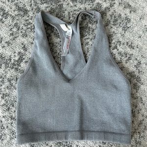 Free People Movement Halter Cropped Tank Top